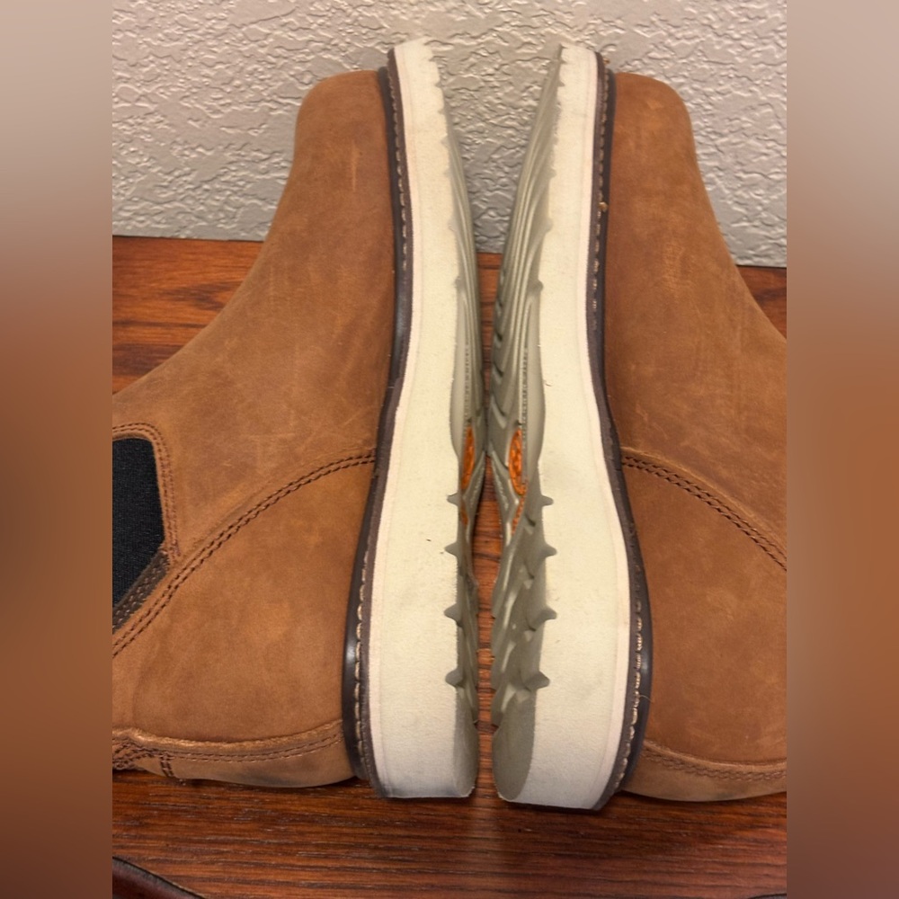 Ariat Wedge Chelsea Tan Rebar Waterproof Boots - Picture 6 of 6